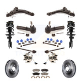 Front Disc Rotors Brake Pad Bearing Suspension Kit (15Pc) For Pontiac Grand Prix