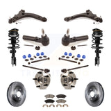 Front Disc Rotors Brake Pad Bearing Suspension Kit (15Pc) For Pontiac Grand Prix