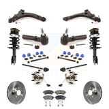 Front Disc Rotor Brake Pad Bearing Suspension Kit (15Pc) For Oldsmobile Intrigue