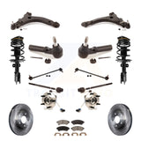 Front Disc Rotors Brake Pad Bearing Suspension Kit (15Pc) For Pontiac Grand Prix