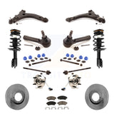 Front Rotors Brake Pad Bearing Suspension Kit (15Pc) For Chevrolet Venture Trans