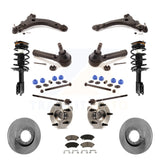 Front Disc Rotors Brake Pads Bearing Suspension Kit (15Pc) For Chevrolet Venture