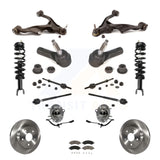 Front Rotor Brake Pad Bearing Arm Suspension Kit (15Pc) For Ram 1500 Classic 4WD