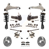 Front Disc Rotor Brake Pad Bearing Shock Suspension Kit (15Pc) For Buick Lucerne