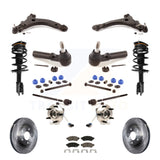 Front Rotors Brake Pads Bearings Suspension Kit (15Pc) For Buick LaCrosse Allure