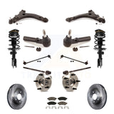 Front Disc Rotors Brake Pad Bearing Suspension Kit (15Pc) For Pontiac Grand Prix