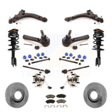 Front Disc Rotors Brake Pad Bearing Suspension Kit (15Pc) For Pontiac Grand Prix