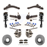 Front Disc Rotor Brake Pad Bearing Suspension Kit (15Pc) For Buick Century Regal