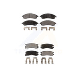 Front Rear Semi-Metallic Brake Pads Kit For 2004 Pontiac Bonneville GXP