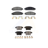 Front Rear Semi-Metallic Brake Pads Kit For Ford Five Hundred Freestyle Taurus X