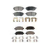 Front Rear Semi-Metallic Brake Pads Kit For Subaru Legacy