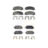 Front Rear Semi-Metallic Brake Pads Kit For Chevrolet Impala Limited