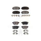 Front Rear Semi-Metallic Brake Pads Kit For Toyota Prius Corolla Lexus CT200h