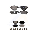 Front Rear Semi-Metallic Brake Pads Kit For Volvo S80 Land Rover LR2