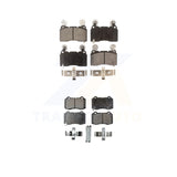 Front Rear Semi-Metallic Brake Pads Kit For Chevrolet Camaro SS