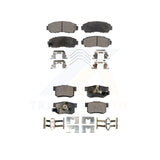 Front Rear Semi-Metallic Brake Pads Kit For Honda CR-V Crosstour Accord