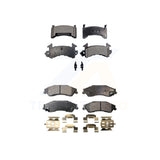 Front Rear Semi-Metallic Brake Pad Kit For Chevrolet S10 GMC Sonoma Blazer Jimmy