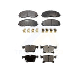 Front Rear Semi-Metallic Brake Pads Kit For Chrysler Pacifica Voyager Grand