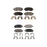 Front Rear Semi-Metallic Brake Pads Kit For Nissan Altima LEAF