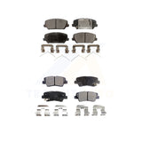 Front Rear Semi-Metallic Brake Pads Kit For Kia Forte Forte5 SX