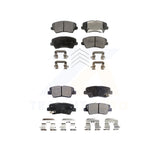 Front Rear Semi-Metallic Brake Pads Kit For Kia Forte Hyundai Elantra GT Forte5