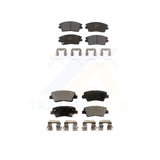 Front Rear Semi-Metallic Brake Pads Kit For Hyundai Tucson Kia Sportage