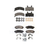 Front Rear Semi-Metallic Brake Pads Kit For GMC Yukon Cadillac 60 Special