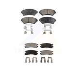 Front Rear Semi-Metallic Brake Pads Kit For Buick LeSabre Cadillac DeVille Park