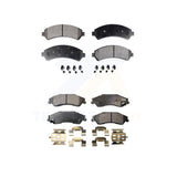 Front Rear Semi-Metallic Brake Pad Kit For Chevrolet S10 Blazer GMC Sonoma Jimmy