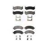 Front Rear Semi-Metallic Brake Pads Kit For Chevrolet Tahoe GMC Suburban 1500 XL