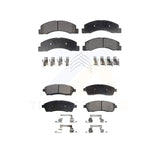 Front Rear Semi-Metallic Brake Pad Kit For Ford F-250 Super Duty F-350 Excursion