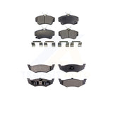 Front Rear Semi-Metallic Brake Pads Kit For Chrysler PT Cruiser Dodge Neon