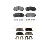 Front Rear Semi-Metallic Brake Pads Kit For Buick Rendezvous Chevrolet Venture