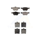 Front Rear Semi-Metallic Brake Pads Kit For Chrysler Crossfire Mercedes-Benz