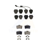 Front Rear Semi-Metallic Brake Pads Kit For Audi A6 Quattro