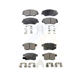 Front Rear Semi-Metallic Brake Pads Kit For Honda Accord