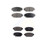 Front Rear Semi-Metallic Brake Pads Kit For 2019-2021 Mazda CX-3