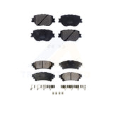 Front Rear Semi-Metallic Brake Pads Kit For Lexus IS250