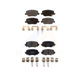 Front Rear Semi-Metallic Brake Pads Kit For Jeep Renegade Fiat 500X