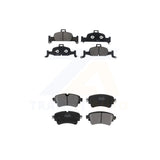 Front Rear Semi-Metallic Brake Pads Kit For Audi Q5 A4 A5 Quattro A6 Sportback