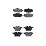 Front Rear Semi-Metallic Brake Pads Kit For Mercedes-Benz C300