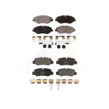 Front Rear Semi-Metallic Brake Pads Kit For 2016-2020 Mercedes-Benz Metris