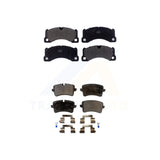 Front Rear Semi-Metallic Brake Pads Kit For Porsche Macan