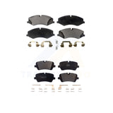 Front Rear Semi-Metallic Brake Pads Kit For Land Rover Range Sport Discovery