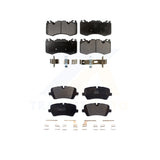 Front Rear Semi-Metallic Brake Pads Kit For Land Rover Range Sport