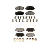 Front Rear Semi-Metallic Brake Pads Kit For Jeep Cherokee