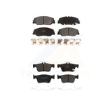 Front Rear Semi-Metallic Brake Pads Kit For 2019-2022 Honda Insight