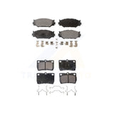 Front Rear Semi-Metallic Brake Pads Kit For Lexus IS250