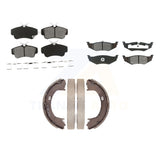 Front Rear Semi-Metallic Brake Pads And Parking Shoe Kit For Chrysler PT Cruiser