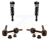 Front Shock Assembly TOR Link Kit For 04 Ford F-150 RWD with Coil front springs